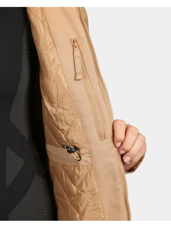 Kilpi Ženski zimski kaput Kilpi PERU-W Bež