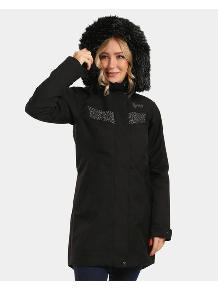 Kilpi Ženski zimski kaput Kilpi PERU-W Black