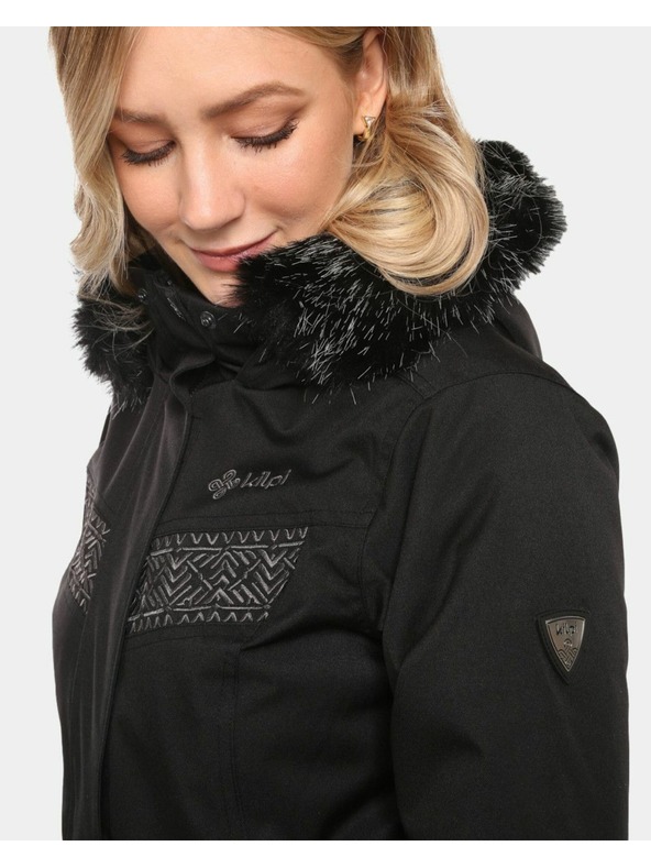 Kilpi Ženski zimski kaput Kilpi PERU-W Black