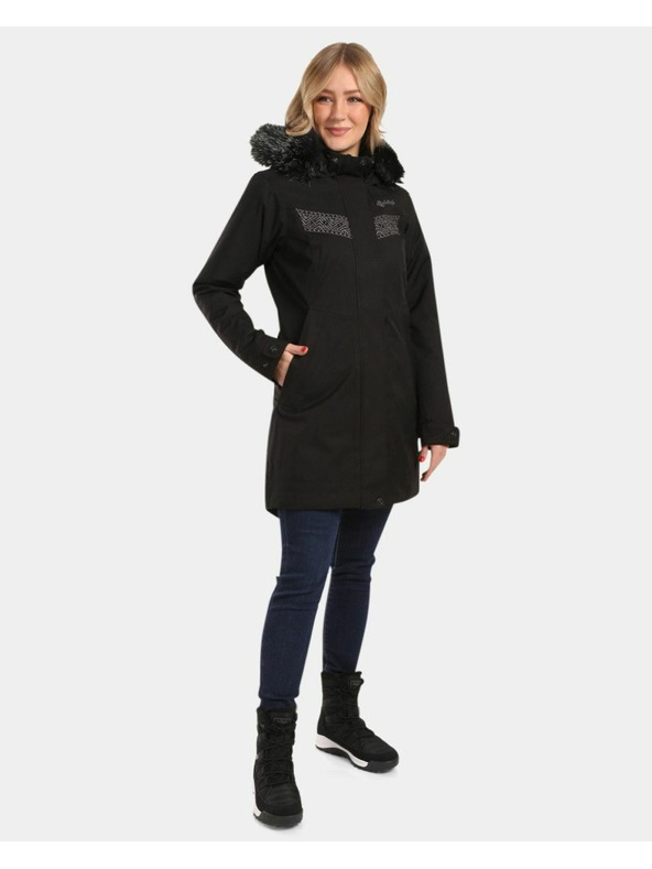 Kilpi Ženski zimski kaput Kilpi PERU-W Black