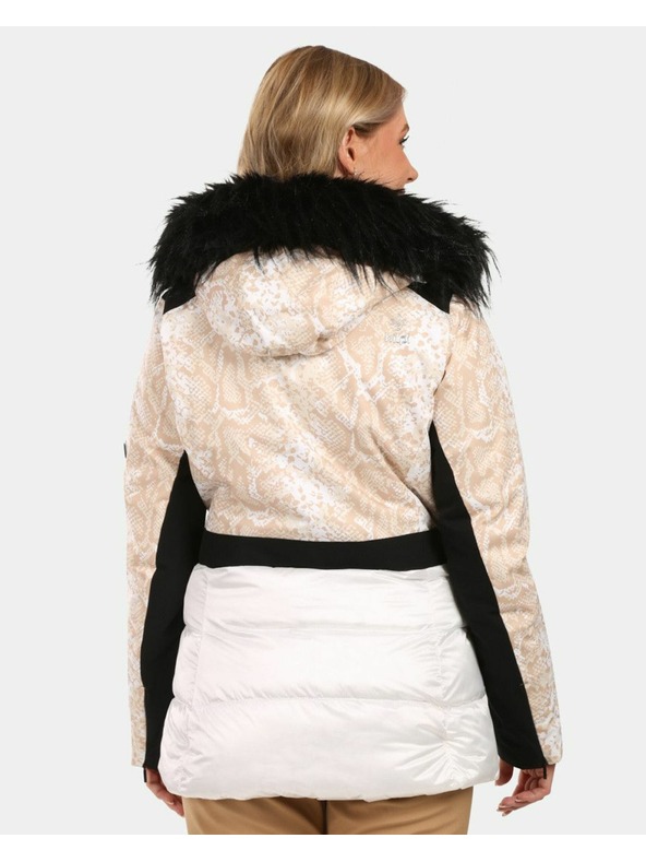 Kilpi Ženska skijaška jakna s integriranim grijanjem Kilpi LENA-W Bijela