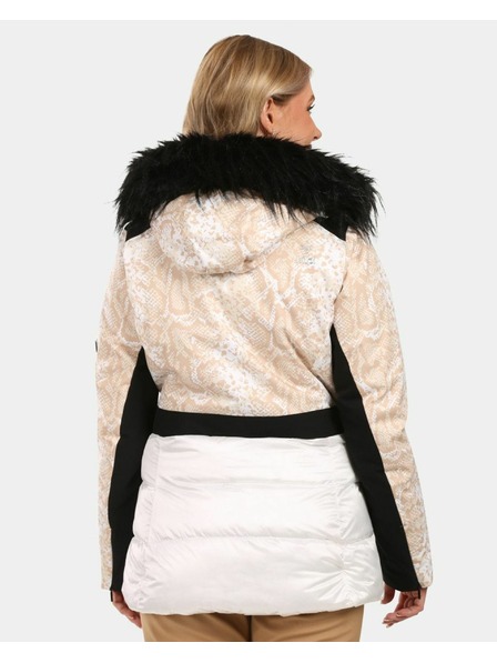 Kilpi Ženska skijaška jakna s integriranim grijanjem Kilpi LENA-W Bijela