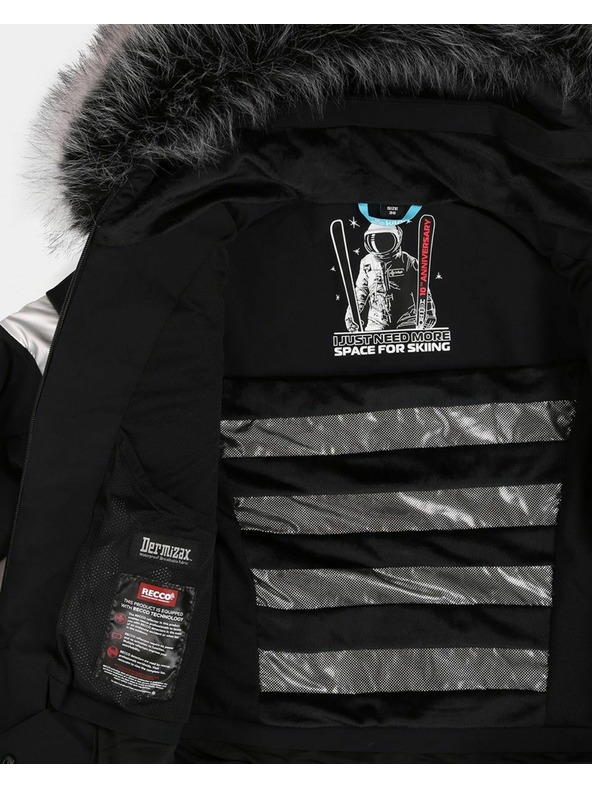 Kilpi Ženska luksuzna skijaška jakna Kilpi LTD ASTER-W Crna