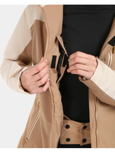 Kilpi Ženska skijaška jakna Kilpi FLIP-W Bež