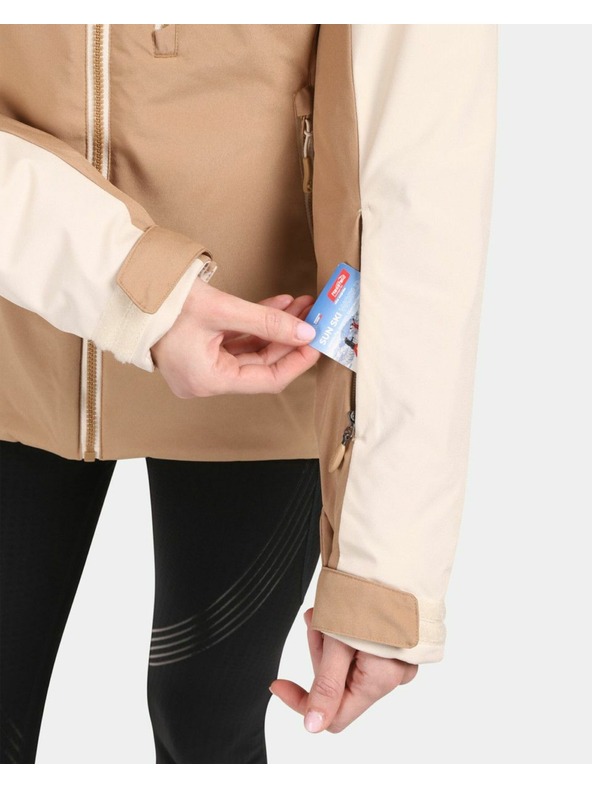 Kilpi Ženska skijaška jakna Kilpi FLIP-W Bež