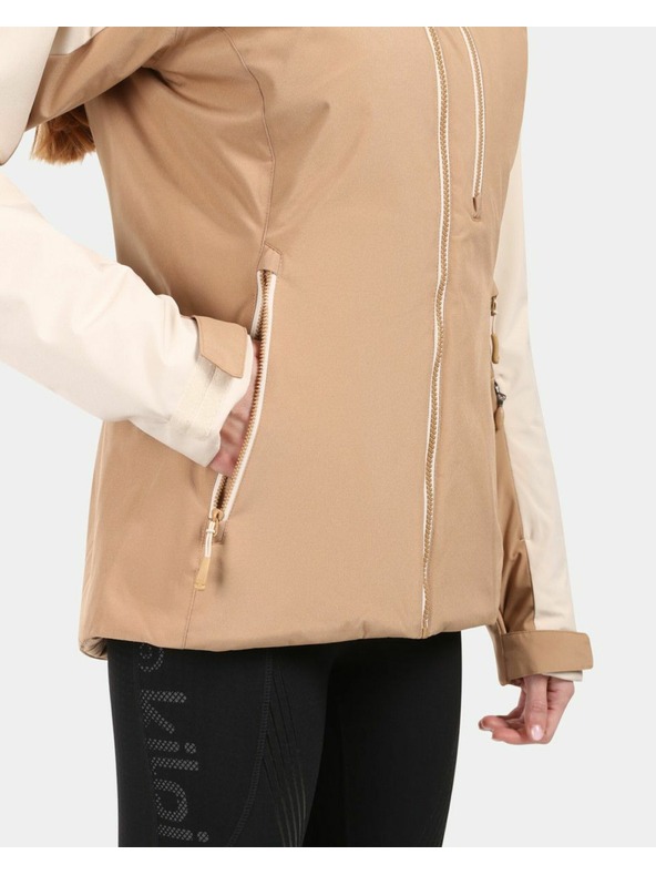 Kilpi Ženska skijaška jakna Kilpi FLIP-W Bež