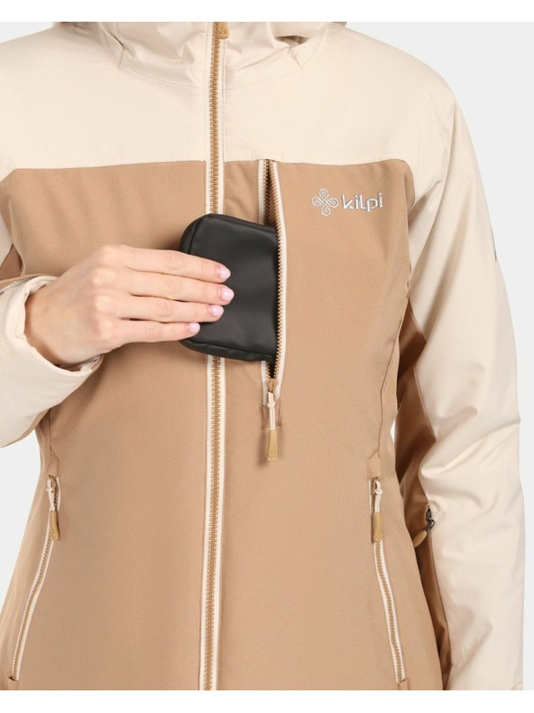 Kilpi Ženska skijaška jakna Kilpi FLIP-W Bež