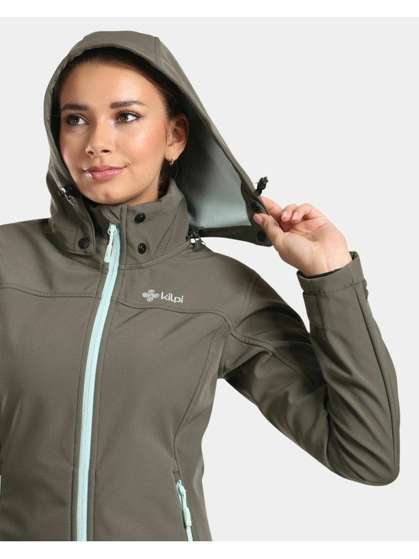 Kilpi Ženska softshell jakna Kilpi RAVIA-W Tamno zelena