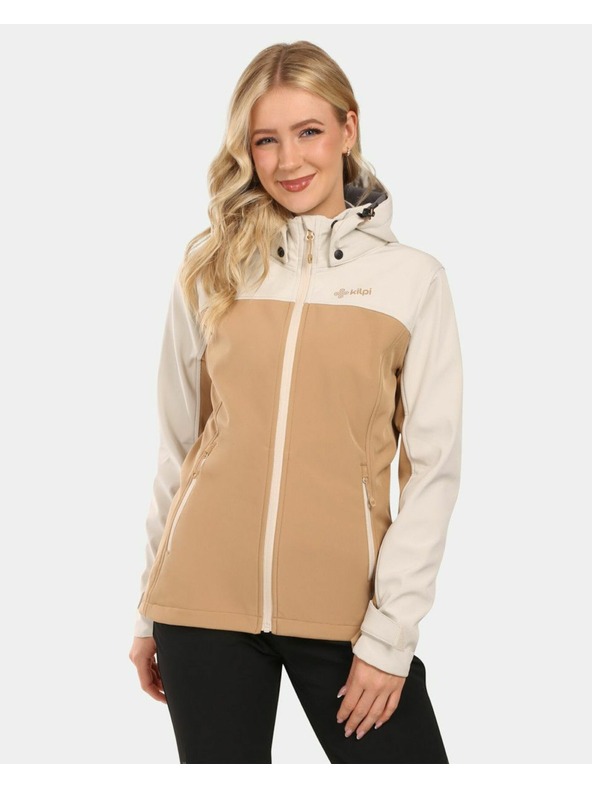 Kilpi Ženska softshell jakna Kilpi RAVIA-W Bež