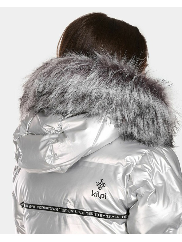 Kilpi Ženska srebrna zimska izolirana jakna Kilpi LTD SIRIUS-W Srebrna