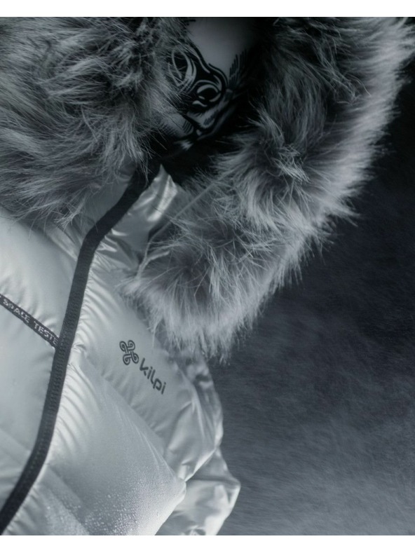 Kilpi Ženska srebrna zimska izolirana jakna Kilpi LTD SIRIUS-W Srebrna