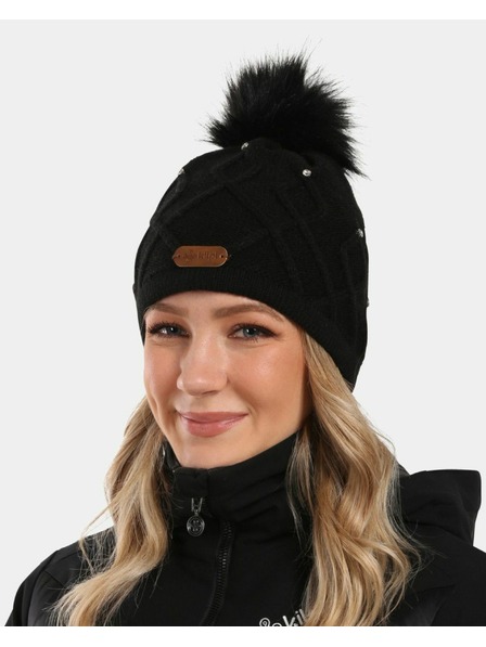 Kilpi Ženska zimska kapa Kilpi ALEN-W Crna