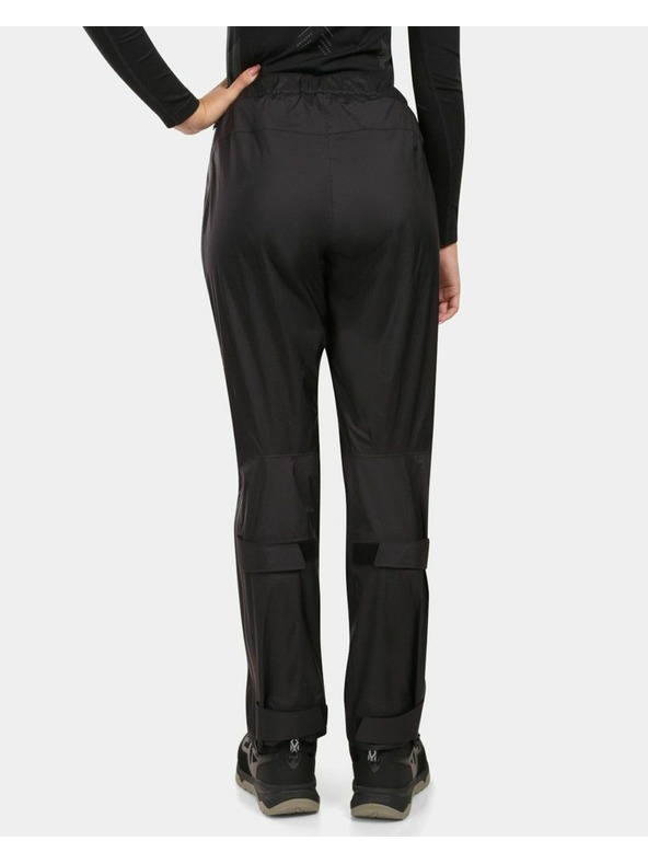 Kilpi Ženske vodootporne hardshell hlačice Kilpi ALPIN-W Crna