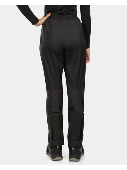 Kilpi Ženske vodootporne hardshell hlačice Kilpi ALPIN-W Crna