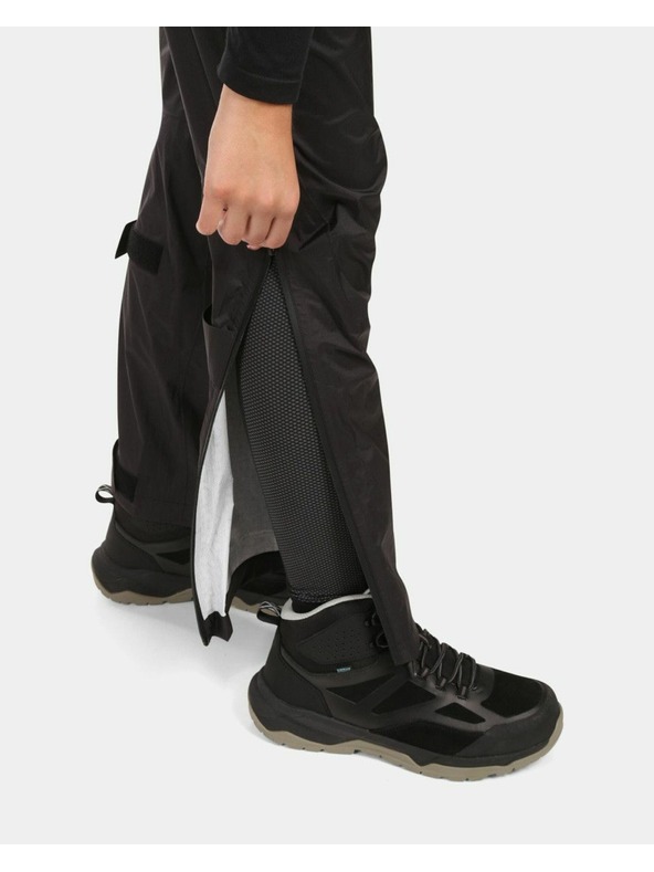 Kilpi Ženske vodootporne hardshell hlačice Kilpi ALPIN-W Crna