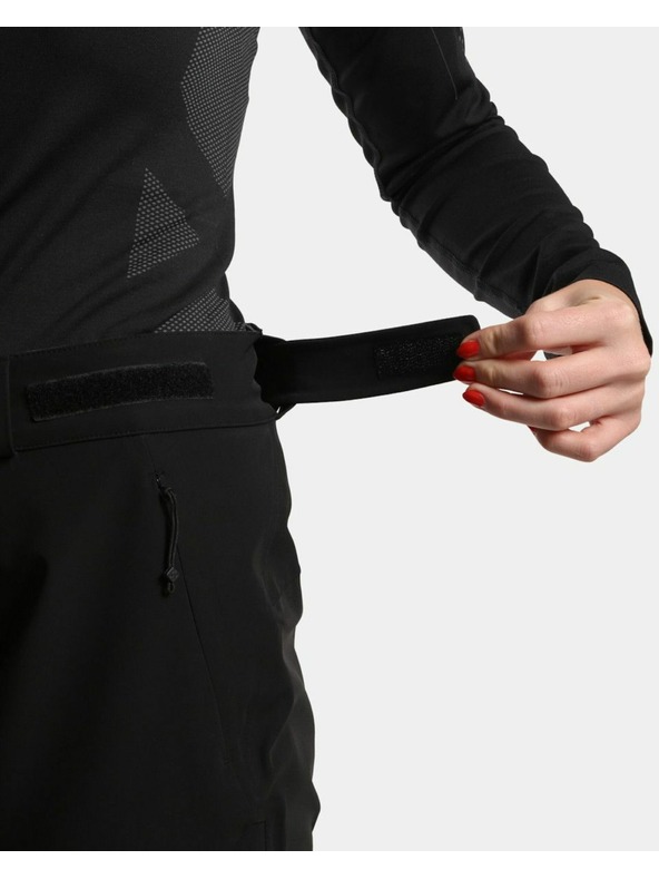 Kilpi Ženske outdoor hlačice Kilpi MESTALO-W Crna