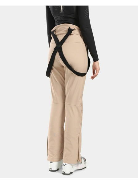 Kilpi Ženske softshell skijaške hlače Kilpi DIONE-W Bež