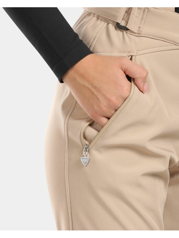 Kilpi Ženske softshell skijaške hlače Kilpi DIONE-W Bež