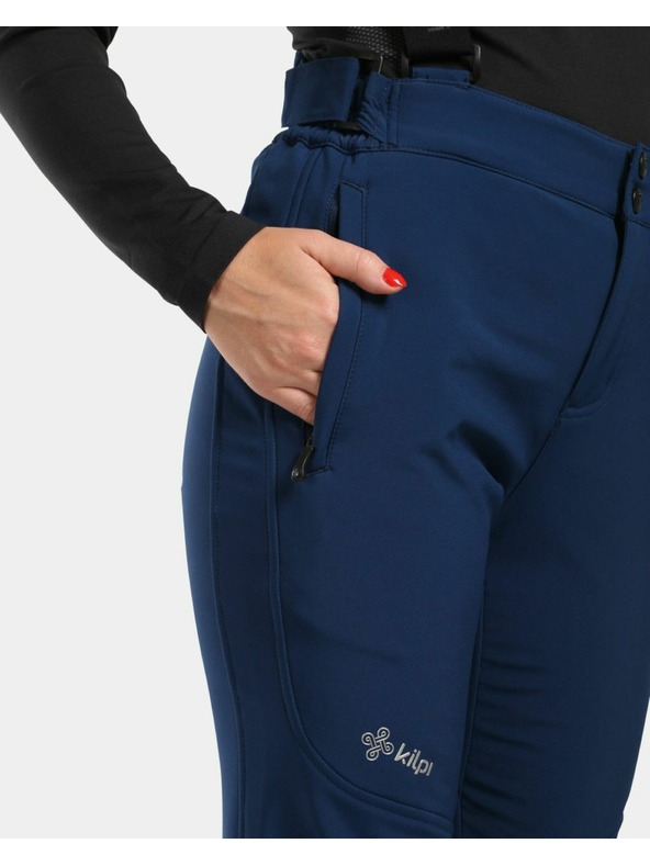 Kilpi Ženske softshell skijaške hlače Kilpi RHEA-W tamnoplave