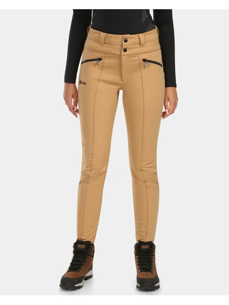 Kilpi Ženske softshell skijaške hlače Kilpi MAURA-W Bež