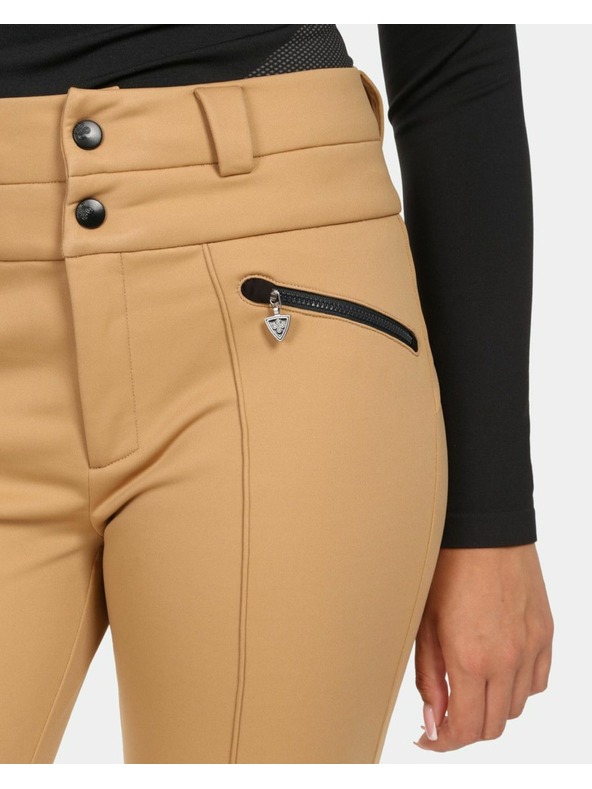 Kilpi Ženske softshell skijaške hlače Kilpi MAURA-W Bež