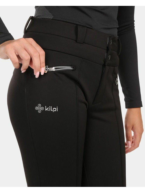 Kilpi Ženske skijaške softshell hlače Kilpi MAURA-W crne
