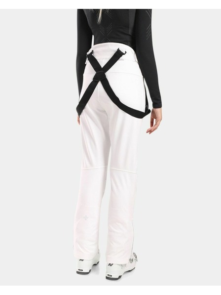 Kilpi Ženske softshell skijaške hlače Kilpi DIONE-W Bijele