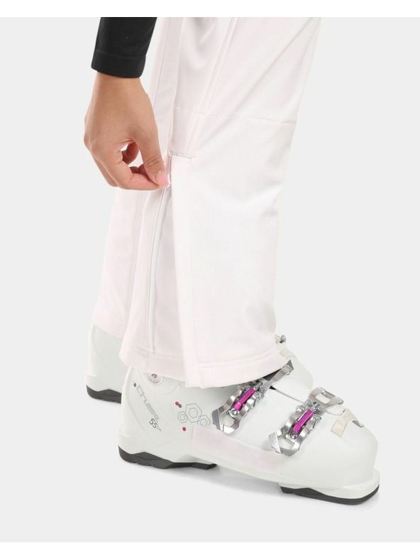 Kilpi Ženske softshell skijaške hlače Kilpi DIONE-W Bijele