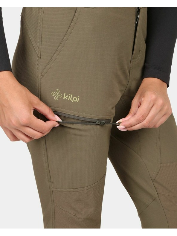 Kilpi Ženske outdoor hlače Kilpi VILLAIN-W Zelena