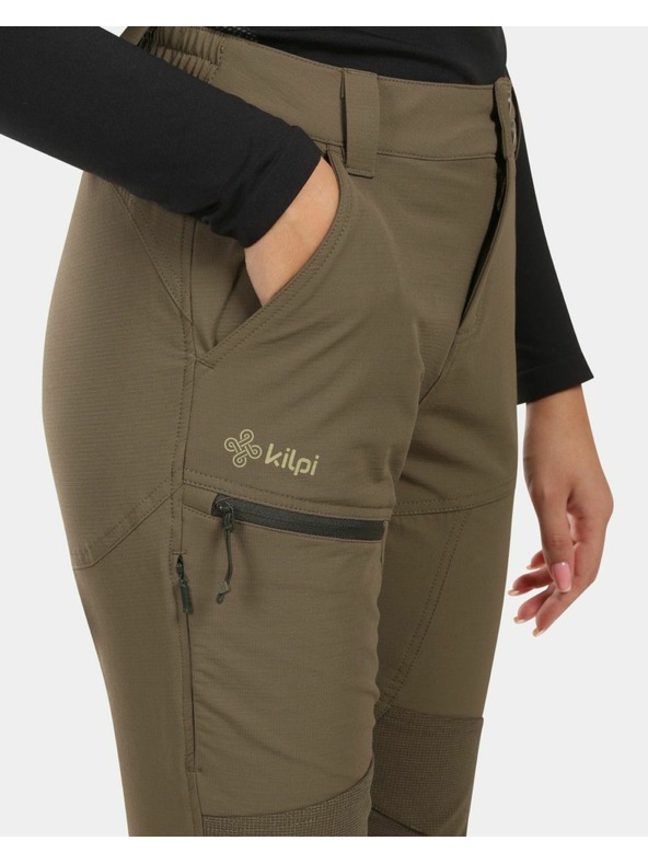 Kilpi Ženske outdoor hlače Kilpi VILLAIN-W Zelena