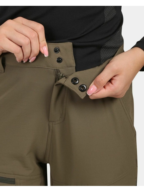 Kilpi Ženske outdoor hlače Kilpi VILLAIN-W Zelena