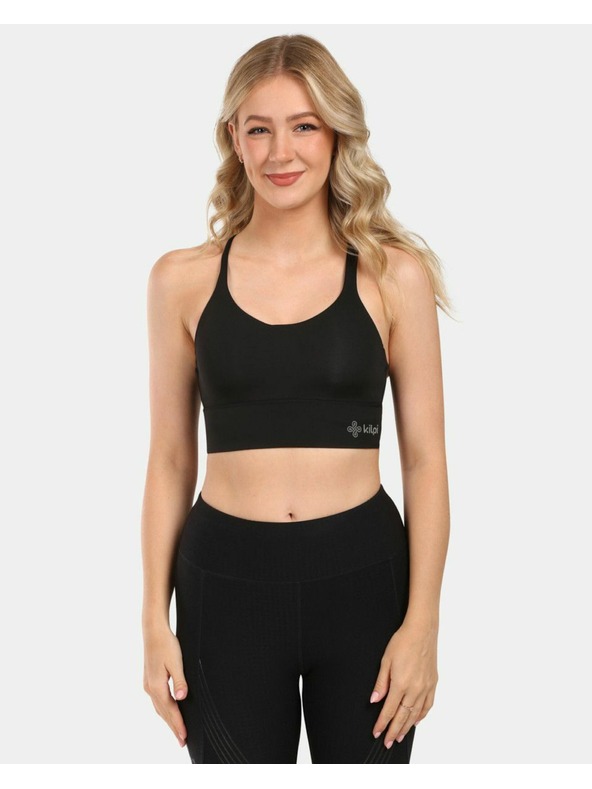 Kilpi Ženski sportski grudnjak Kilpi MARI-W za intenzivne aktivnosti Crna