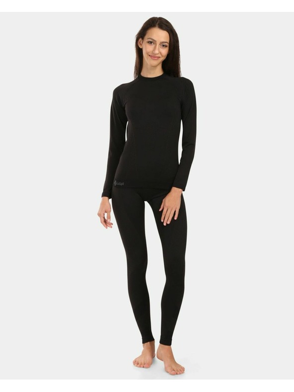 Kilpi Ženske bešavne termo hlače Kilpi OLINE-W Crna