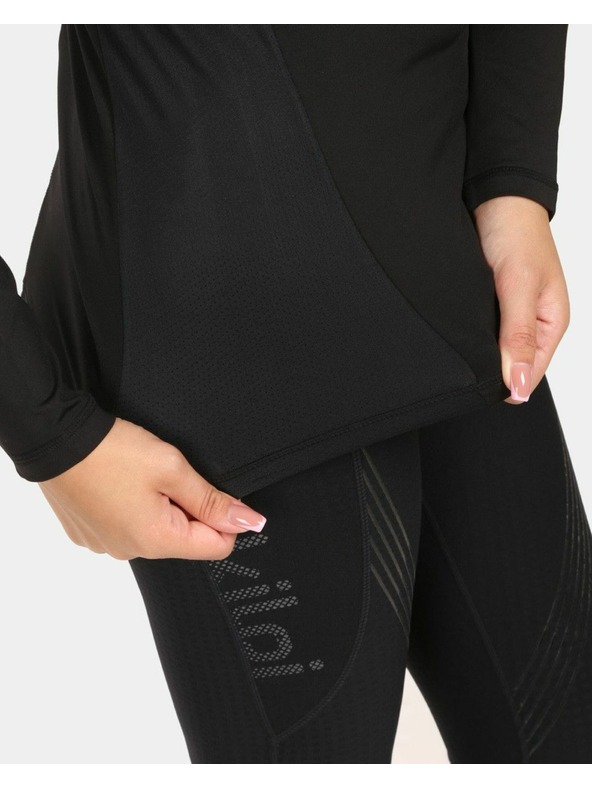 Kilpi Ženska termo majica s dugim rukavima Kilpi WILLIE-W Crna