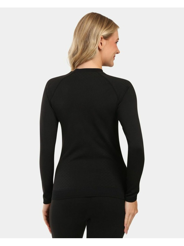 Kilpi Ženska bezšavna termo majica s dugim rukavima Kilpi CAROL-W Crna