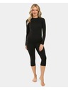 Kilpi Ženska bezšavna termo majica s dugim rukavima Kilpi CAROL-W Crna