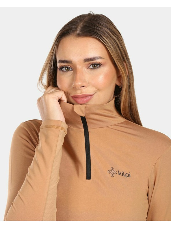 Kilpi Ženska termo majica s dugim rukavima Kilpi WILLIE-W Bež