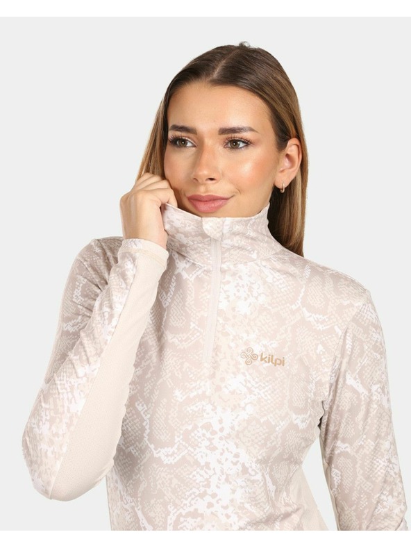 Kilpi Ženska termo majica s dugim rukavima Kilpi WILLEA-W Bež