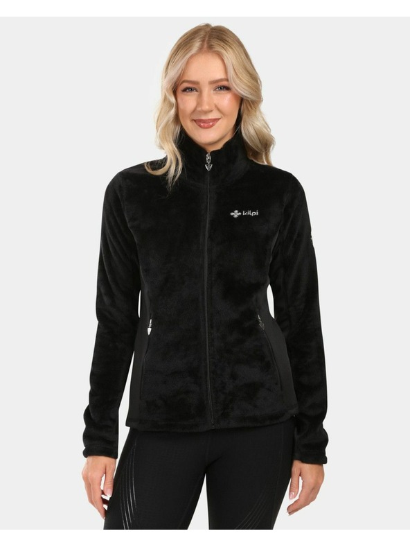 Kilpi Ženska dlakava flis dukserica Kilpi SKATHI-W Crna