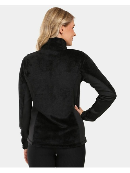 Kilpi Ženska dlakava flis dukserica Kilpi SKATHI-W Crna