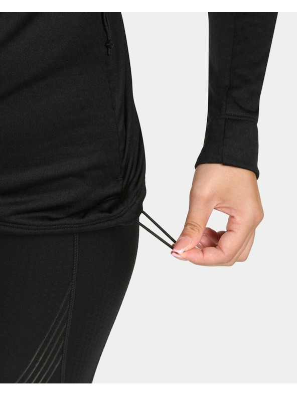 Kilpi Ženska flis dukserica Kilpi SIREN-W Crna