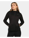 Kilpi Ženska zatopljena flis dukserica s kapuljačom Kilpi NEVIA-W Crna