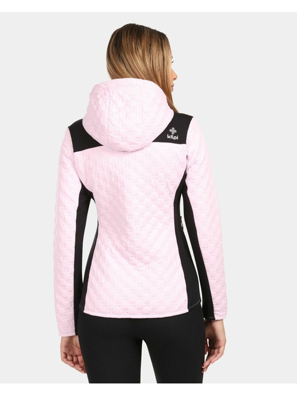 Kilpi Ženska zatopljena flis dukserica s kapuljačom Kilpi NEVIA-W Svijetlo ružičasta