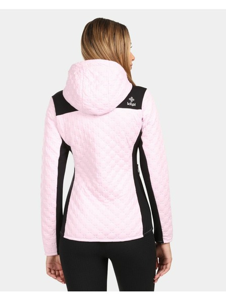 Kilpi Ženska zatopljena flis dukserica s kapuljačom Kilpi NEVIA-W Svijetlo ružičasta