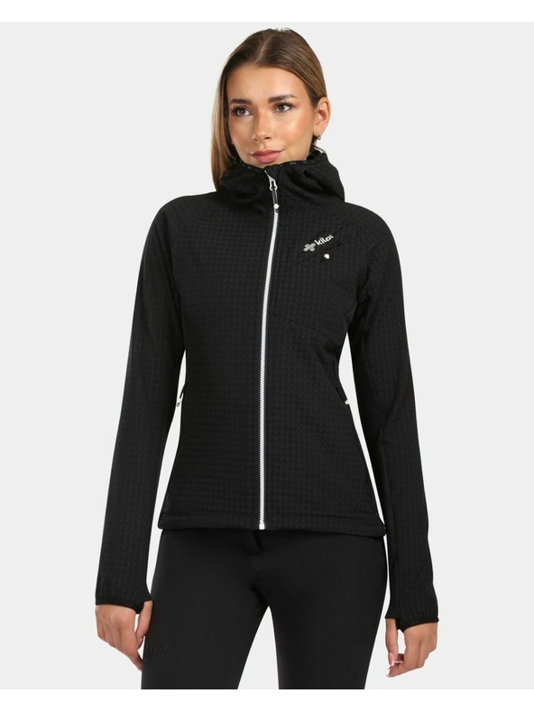 Kilpi Ženska flis dukserica s kapuljačom Kilpi FRENSIS-W Crna