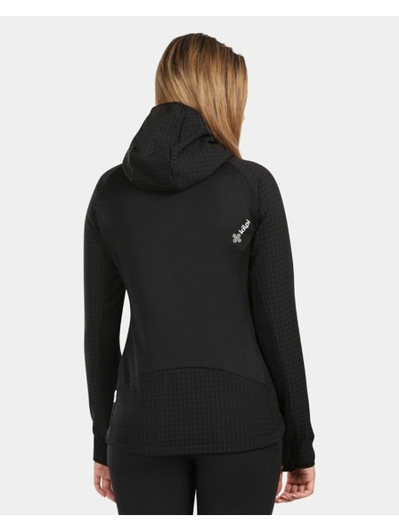 Kilpi Ženska flis dukserica s kapuljačom Kilpi FRENSIS-W Crna