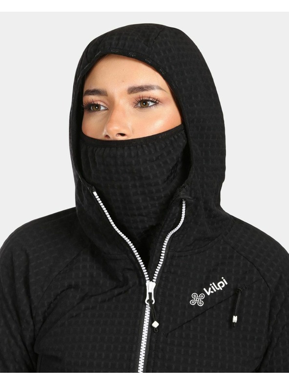 Kilpi Ženska flis dukserica s kapuljačom Kilpi FRENSIS-W Crna