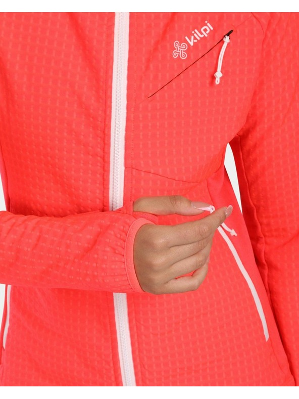 Kilpi Ženska flis dukserica s kapuljačom Kilpi FRENSIS-W Ružičasta