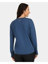 Kilpi Ženska pamučna majica dugih rukava Kilpi PROMOX-W Tamno plava