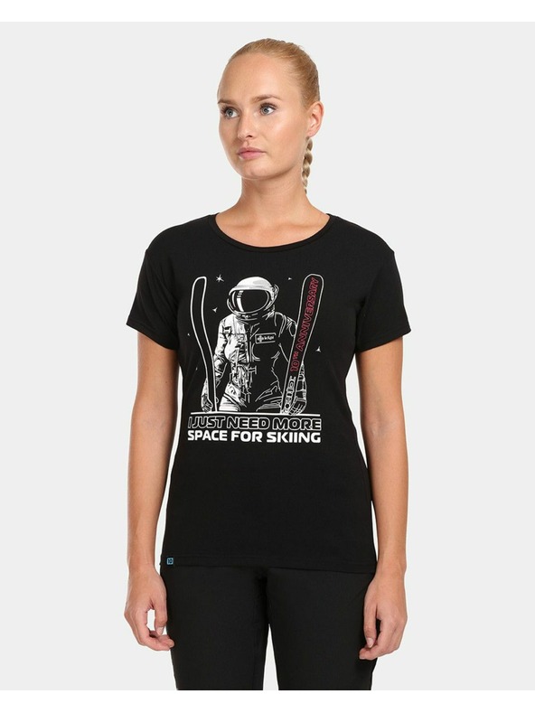 Kilpi Ženska pamučna majica Kilpi LTD TRITON-W Crna